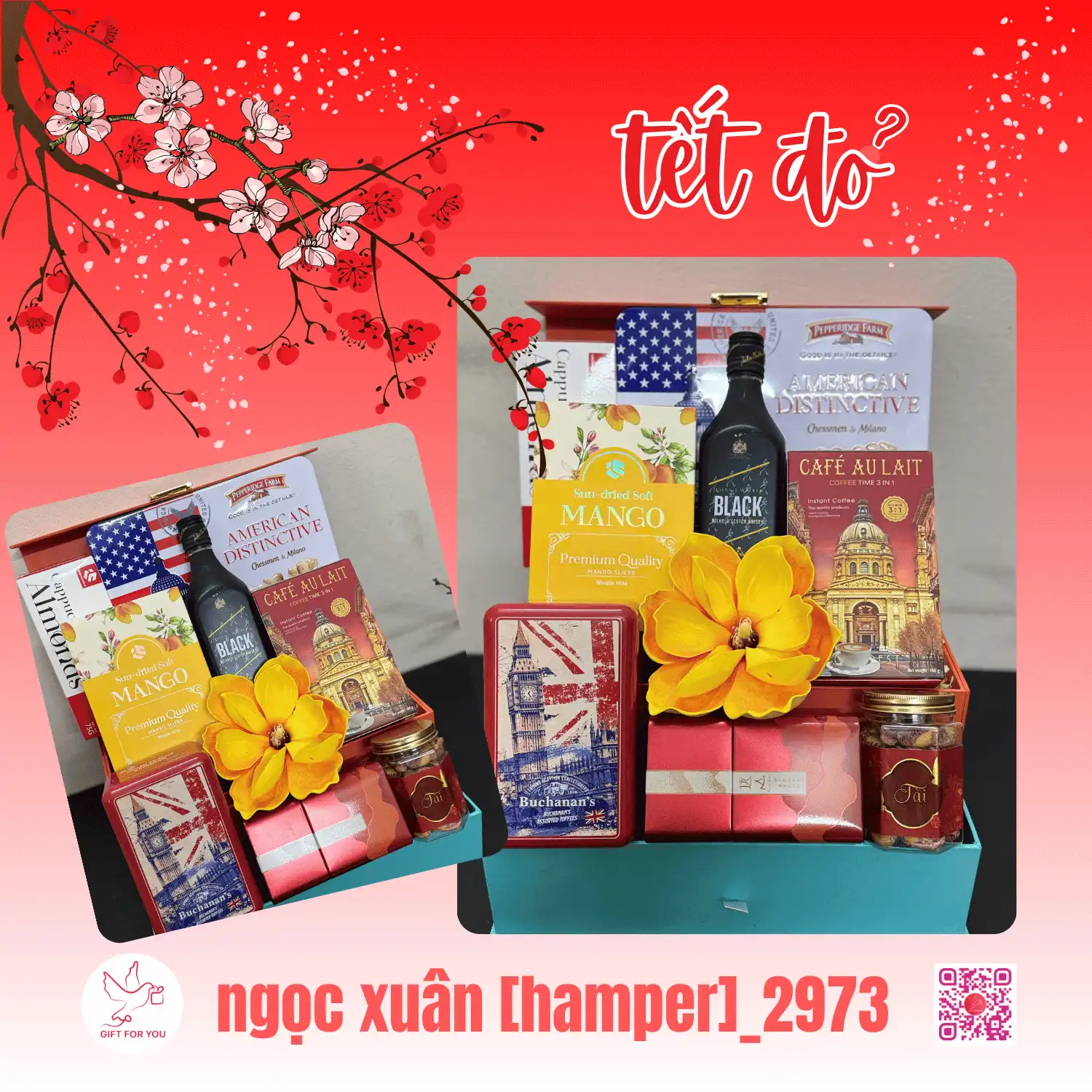 NGỌC XUÂN [hamper/ giỏ quà] _2TC2973