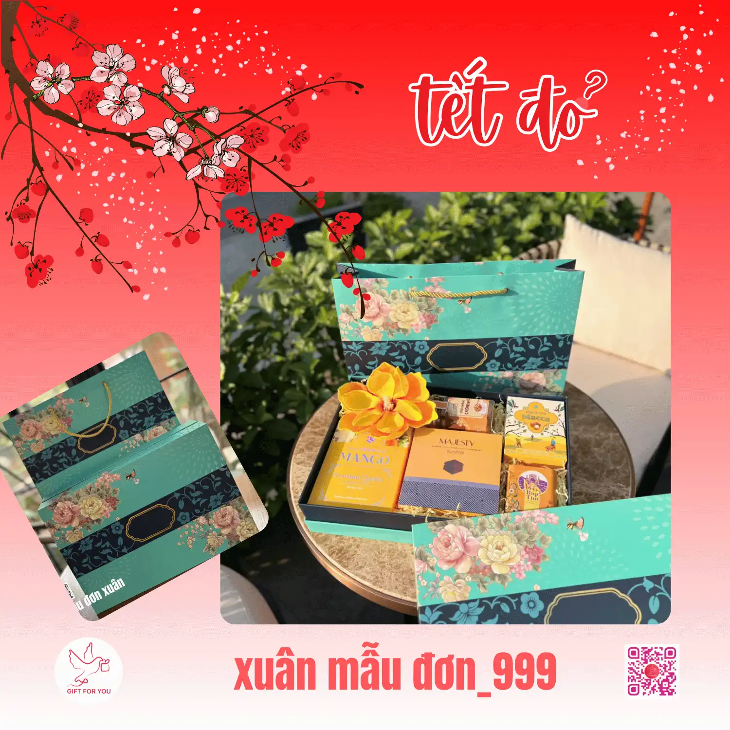 GIỎ QUÀ MẪU ĐƠN XUÂN_ MDX 999