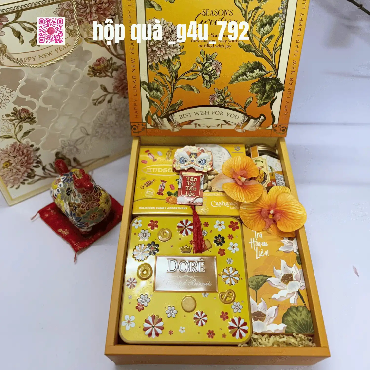 HỘP QUÀ TẾT ĐỎ _G4U_792