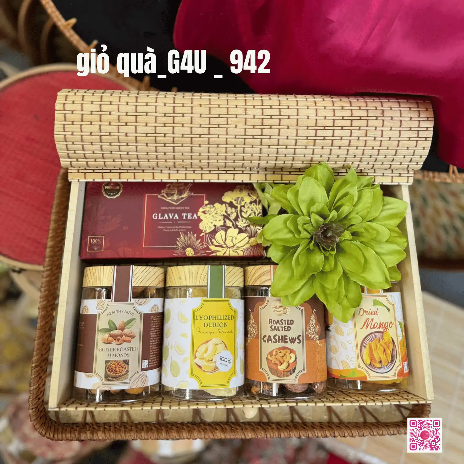 GIỎ QUÀ TẾT ĐỎ _G4U_942