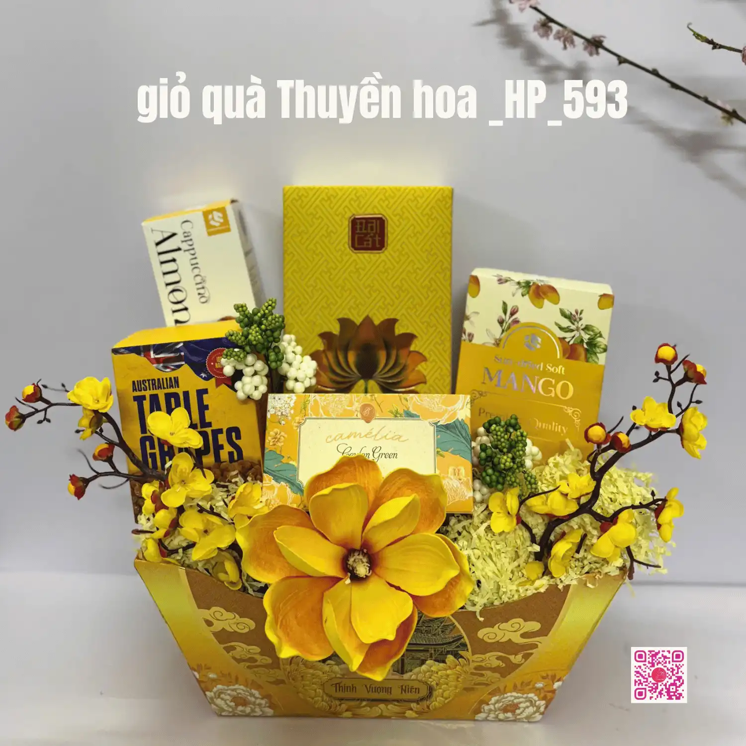 GIỎ QUÀ THUYỀN XUÂN _593
