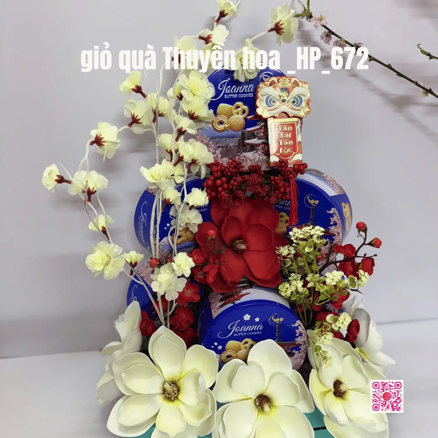 GIỎ QUÀ THUYỀN XUÂN _672