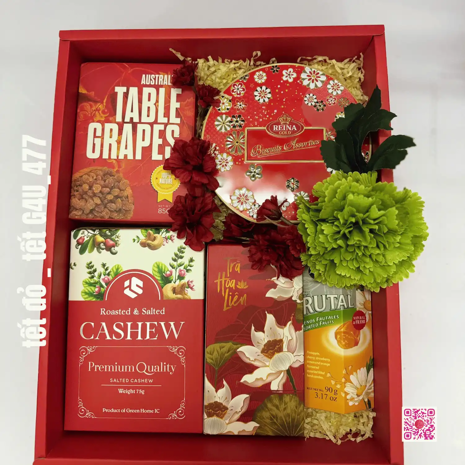 HỘP QUÀ TẾT ĐỎ _G4U_477