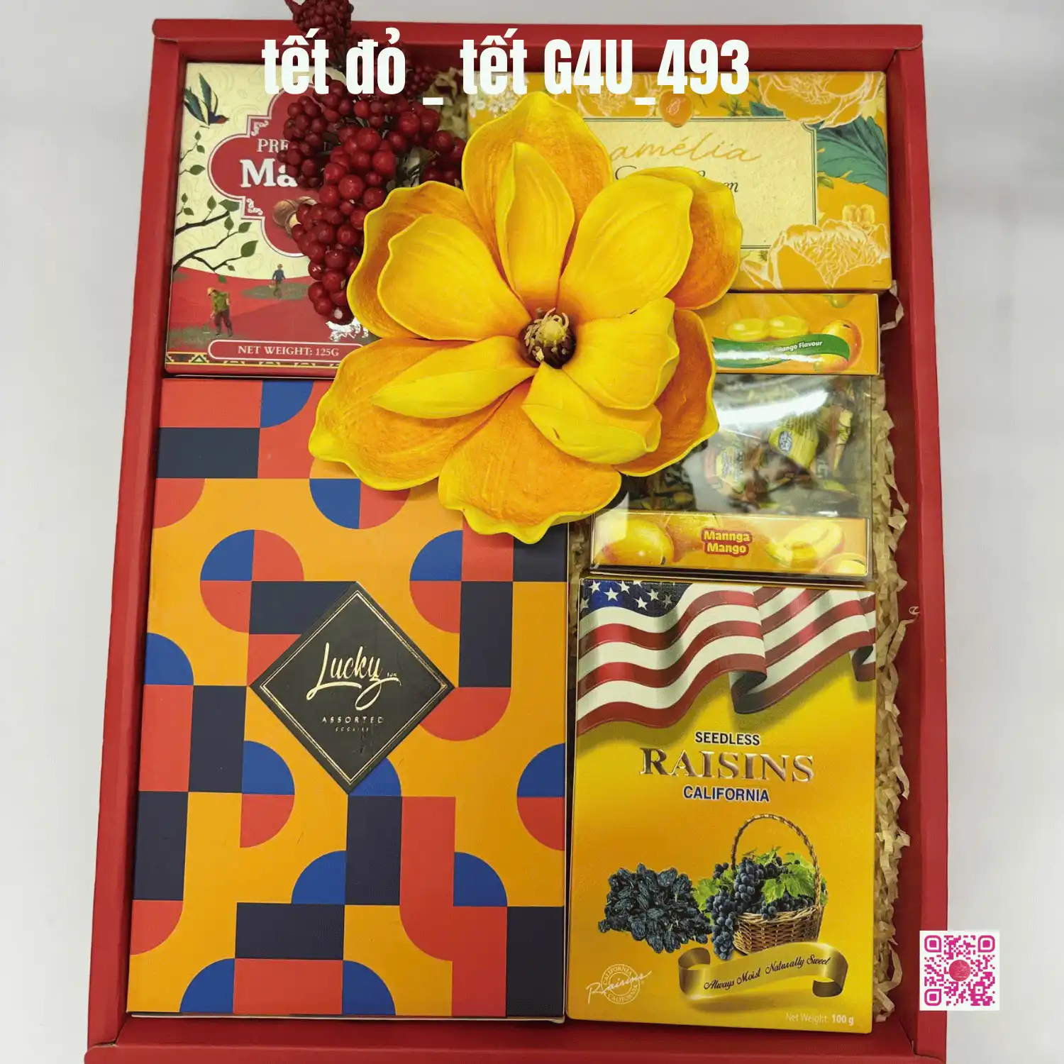 HỘP QUÀ TẾT ĐỎ _G4U_493