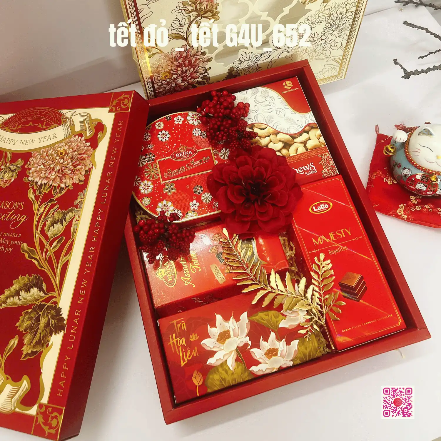 HỘP QUÀ TẾT ĐỎ _G4U_652